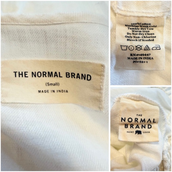 The Normal Brand Size S White Bell Sleeve Mini Dress Slub Twill Boho Tassel Trim - Picture 13 of 16